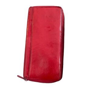 Dopp Red Leather Wallet